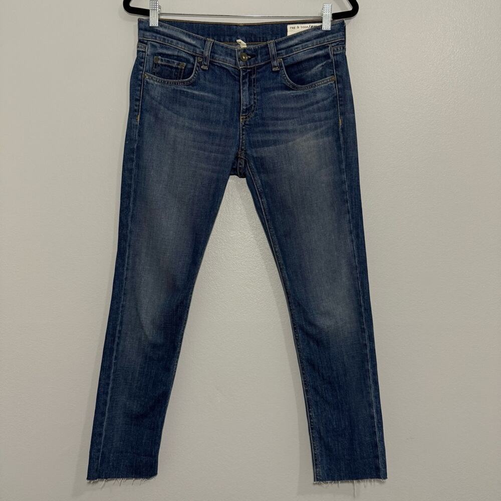 Rag & Bone Dre Raw Hem Low Rise Boyfriend Jeans
Amelie Wash Size 26